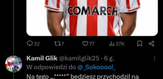 Kibic WYZYWA piłkarza Cracovii, a na to ODPOWIADAJĄ... Glik i Klich!